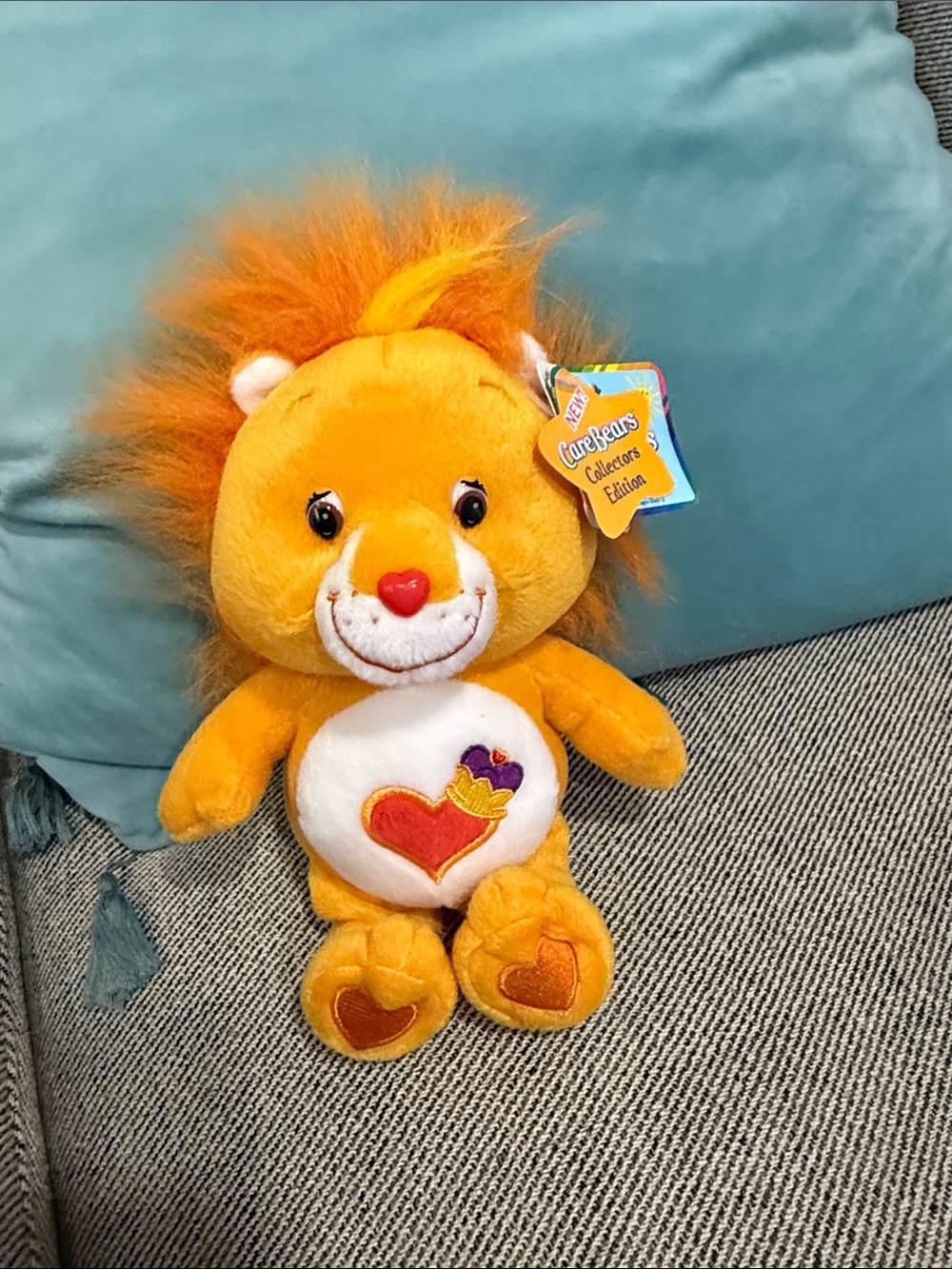 Care Bears Cousins Brave Heart Lion Plush Stuffed Animal with Tags